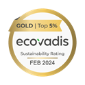 EcoVadis Gold medal Losberger De Boer Feb 2024