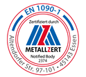 MetallZert Logo Losberger De Boer